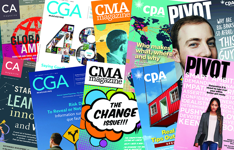 Pivot, CPA, CA, CMA, and CGA Magazine archives